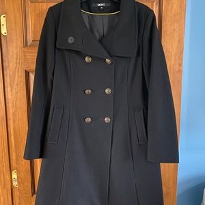 DKNY wool blend coat